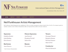 Tablet Screenshot of funkhouserartists.com